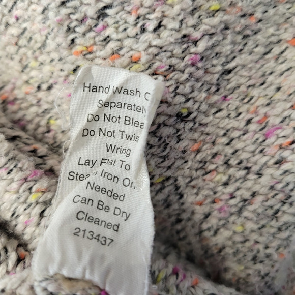 Cabi Cardigan Boho Sweater Womens XS Oatmeal Thick Knit Longline Open #900 - Picture 9 of 11